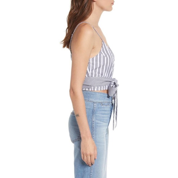 NWT Treasure & Bond Womens Strap Wrap Camisole Top Size Small Adjustable Straps - Picture 2 of 10